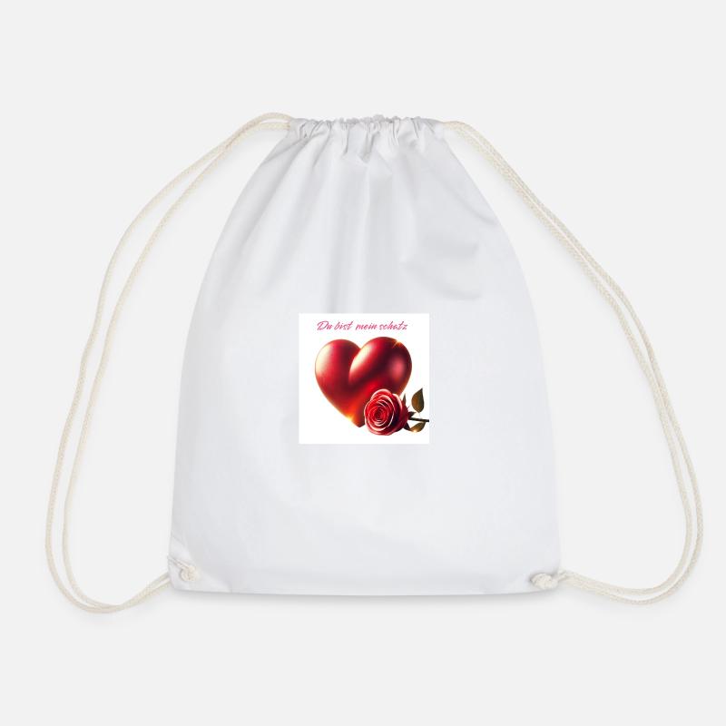 No Name - Drawstring Bag - white