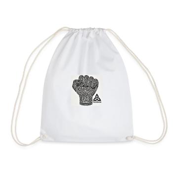 Poing tribal - Sac de sport léger - blanc - Devant