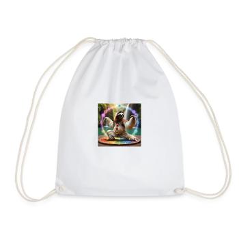 QiGong Paresseux - Sac de sport léger - blanc - Devant