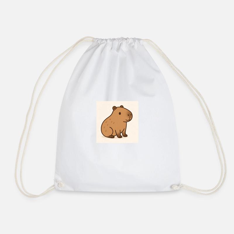 Capybara - Turnbeutel - Weiß