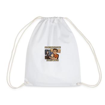 Waifu Power - Drawstring Bag - white - Front