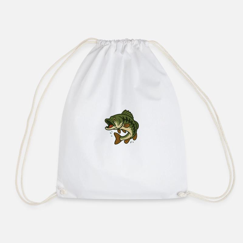 LargeMouth_Bass - Sac de sport léger - blanc