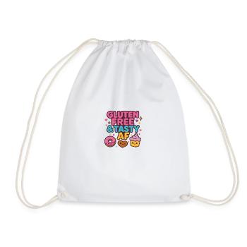 Sans gluten et savoureux AF - Sac de sport léger - blanc - Devant