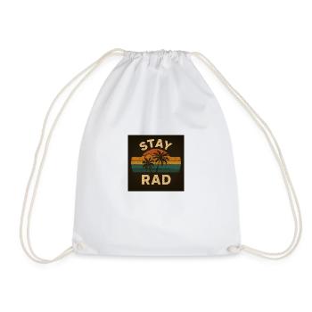Stay rad - Sac de sport léger - blanc - Devant