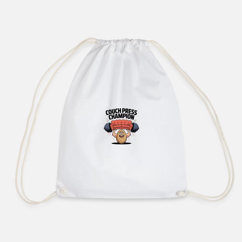 Coach Press Champion - Drawstring Bag - white