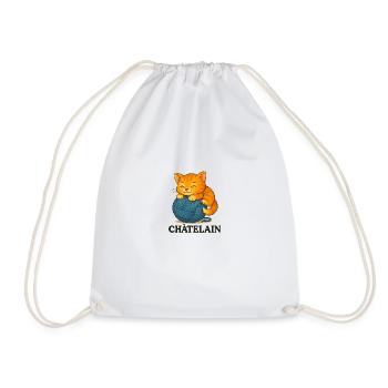 Chatpelle #7 - Châtelain - Sac de sport léger - blanc - Devant