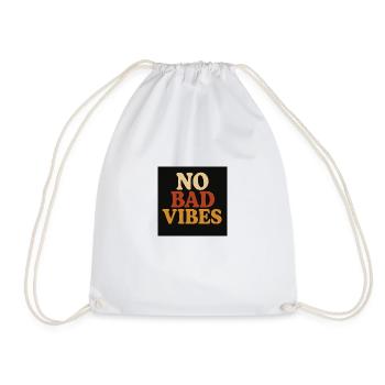 No Bad Vibes - Sac de sport léger - blanc - Devant