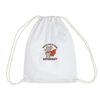 Être souriant est mon superpouvoir. - Sac de sport léger - blanc - Devant