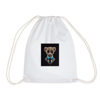 Bébé guépard - Sac de sport léger - blanc - Devant