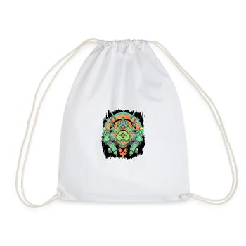 Creature Marine Animal Park Turtle Lover Animal - Drawstring Bag - white - Front