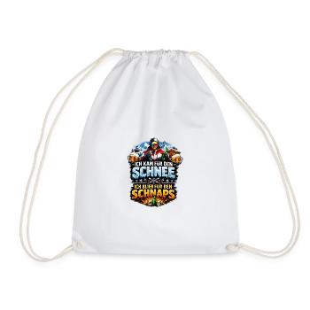 Après Ski Party Outfit - Drawstring Bag - white - Front