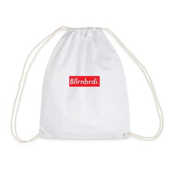 BLLRNBRDI Logo - Turnbeutel - Weiß - Vorne