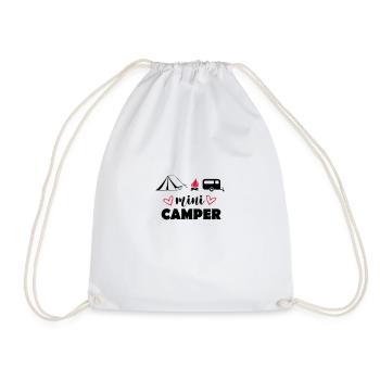 Baby Kinder Camper - Turnbeutel - Weiß - Vorne