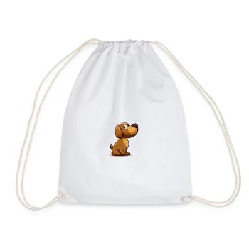 Dogs - Drawstring Bag - white - Front