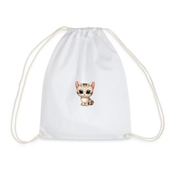 Kittens - Drawstring Bag - white - Front
