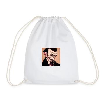 Founding Father Abraham Lincoln - Schiele - Drawstring Bag - white - Front