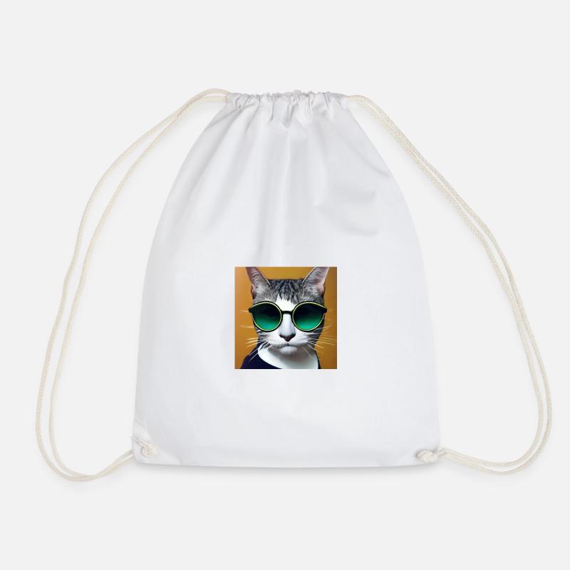 Cat - Turnbeutel - Weiß