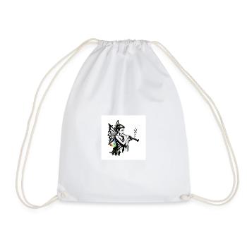 Petite fée à la flüte - Sac de sport léger - blanc - Devant