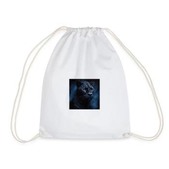 La Panthère de Minuit dans la Brume Bleue - Sac de sport léger - blanc - Devant
