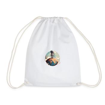 Fly me to the moon - Sac de sport léger - blanc - Devant