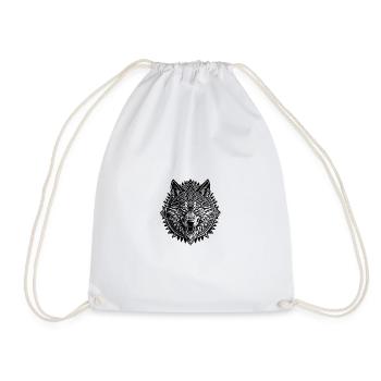 Tête de loup thaïlandaise - Sac de sport léger - blanc - Devant