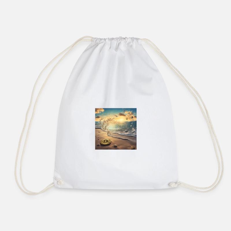 IMG 3769 - Drawstring Bag - white