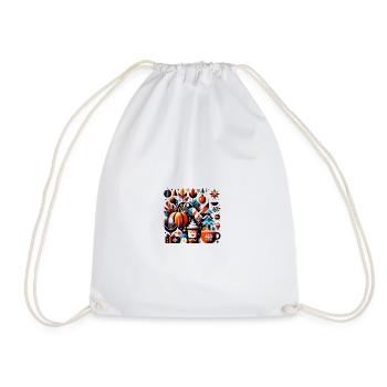 Marché de Noël - Sac de sport léger - blanc - Devant