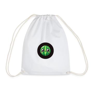 Pastèque sucrée avec des yeux - Sac de sport léger - blanc - Devant