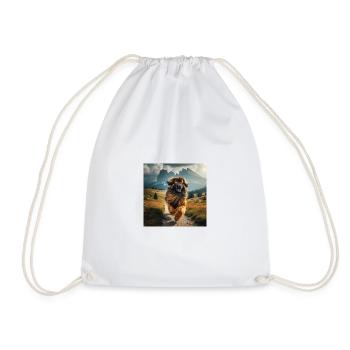 L’art de Leonberg - Sac de sport léger - blanc - Devant