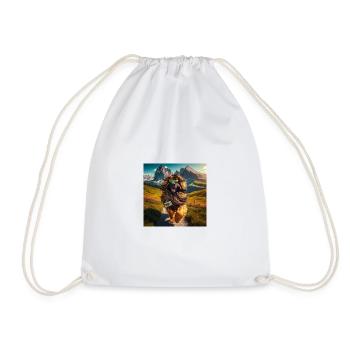 L’art de Leonberg - Sac de sport léger - blanc - Devant