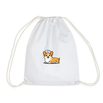 « 3D Smiles : A Puppy’s Love » - Sac de sport léger - blanc - Devant
