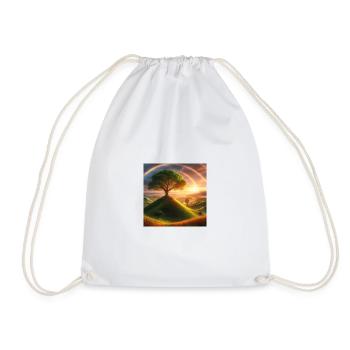 Tree of Life Image - Drawstring Bag - white - Front