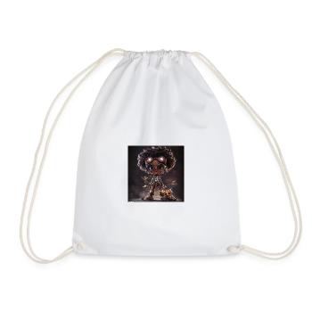  exploratrice Afro Steampunk - Sac de sport léger - blanc - Devant