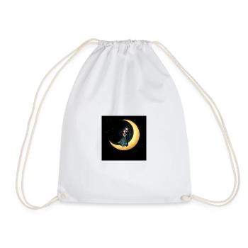 Je t’aime jusqu’à la lune et retour - Sac de sport léger - blanc - Devant