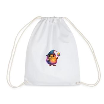 poussin magique - Sac de sport léger - blanc - Devant