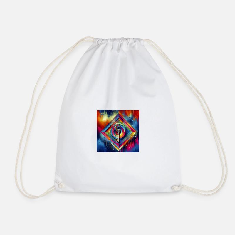 Keys to integration - Drawstring Bag - white