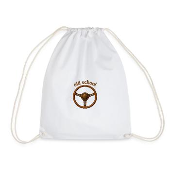 volant old school - Sac de sport léger - blanc - Devant