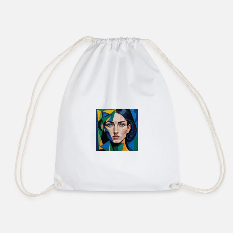 dame miracle géométrique - Sac de sport léger - blanc