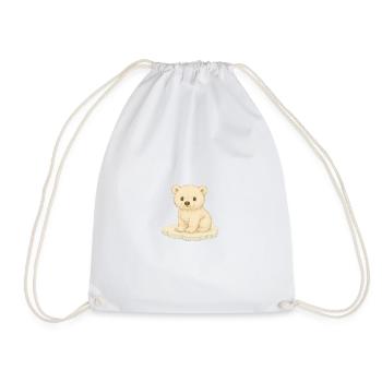 Arctique nordique - Ours polaire - Sac de sport léger - blanc - Devant