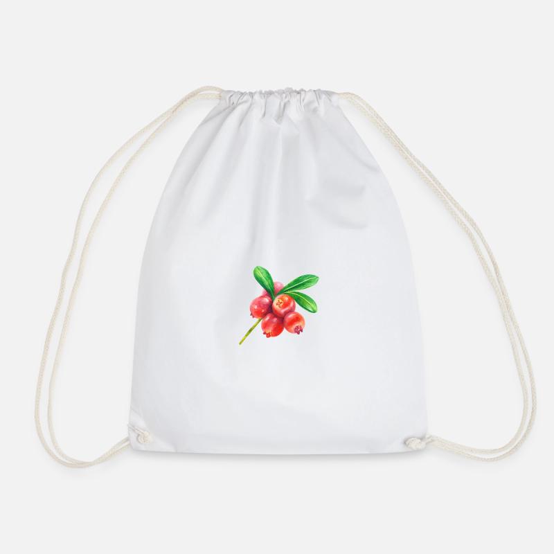 Currant - Drawstring Bag - white