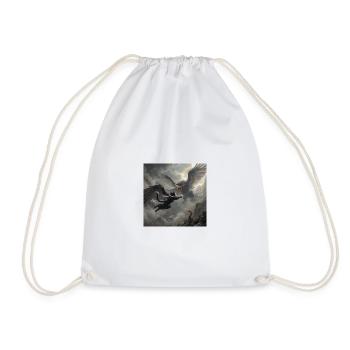 Bataille mythique de l’Aigle et du Ninja - Sac de sport léger - blanc - Devant