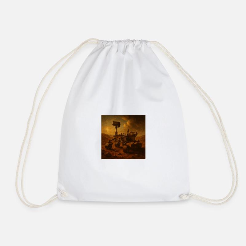 The end of the world - Drawstring Bag - white
