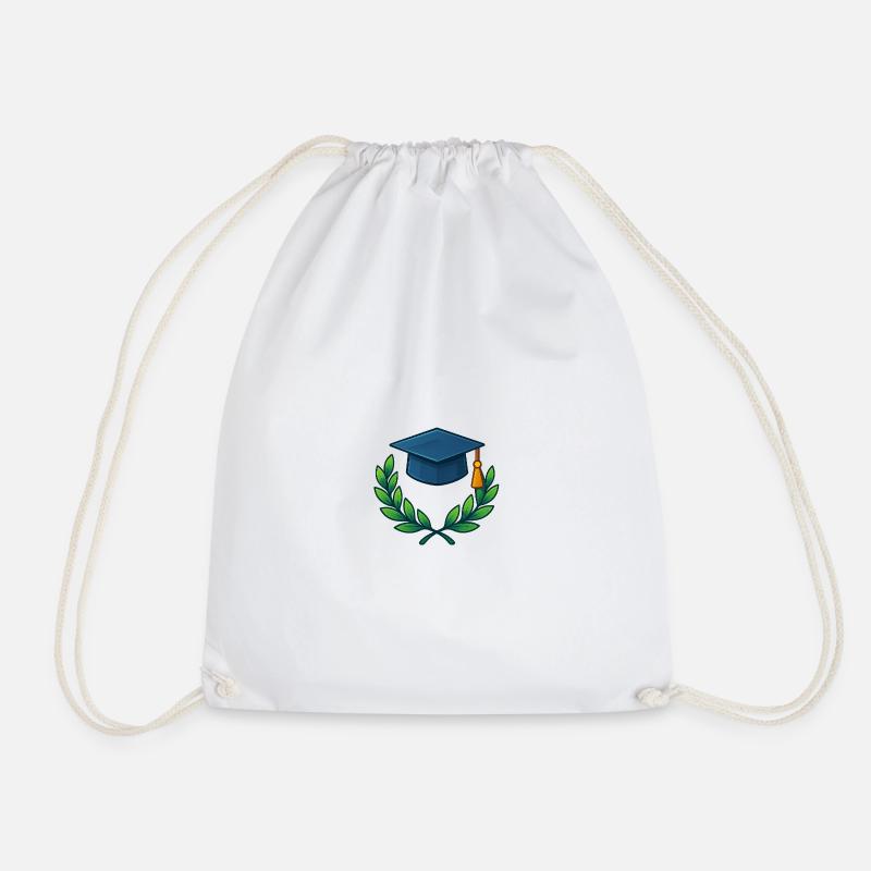 Diplôme académique Conception de couronnes - Sac de sport léger - blanc