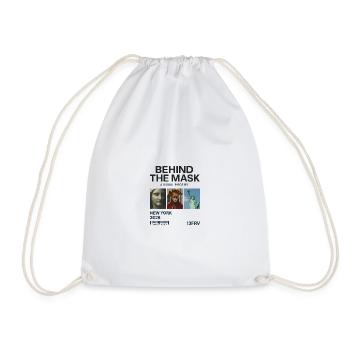 Derrière le masque : New York 2028 - Sac de sport léger - blanc - Devant