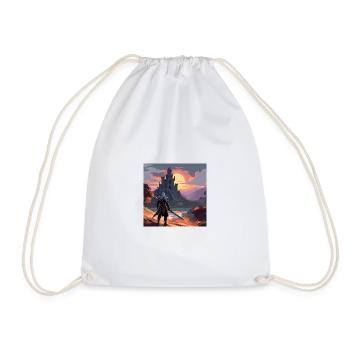 Wiedźmin przed Bastionem o Zachodzie - Drawstring Bag - white - Front