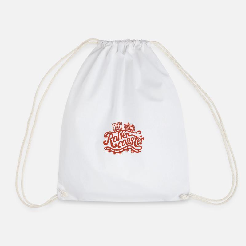 Montagnes russes - Sac de sport léger - blanc