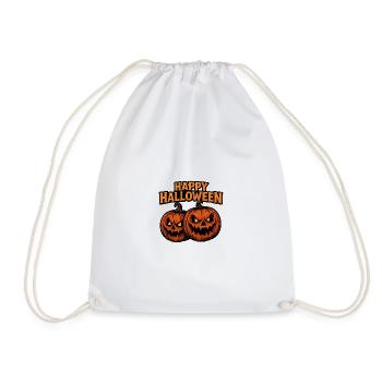 Citrouilles effrayantes pour Halloween - Sac de sport léger - blanc - Devant