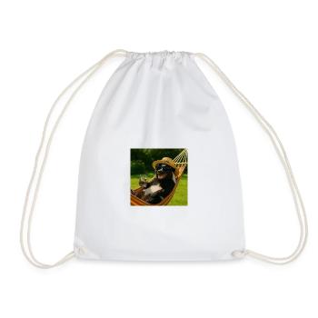 Refroidissement de la mouffette - Sac de sport léger - blanc - Devant