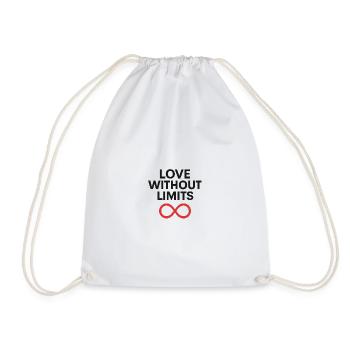 L’amour sans limites Infinity Design - Sac de sport léger - blanc - Devant