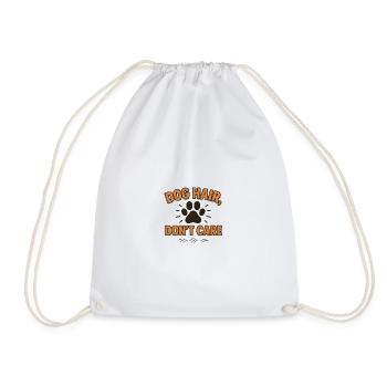 Dog Hair, Don‘t Care - Turnbeutel - Weiß - Vorne